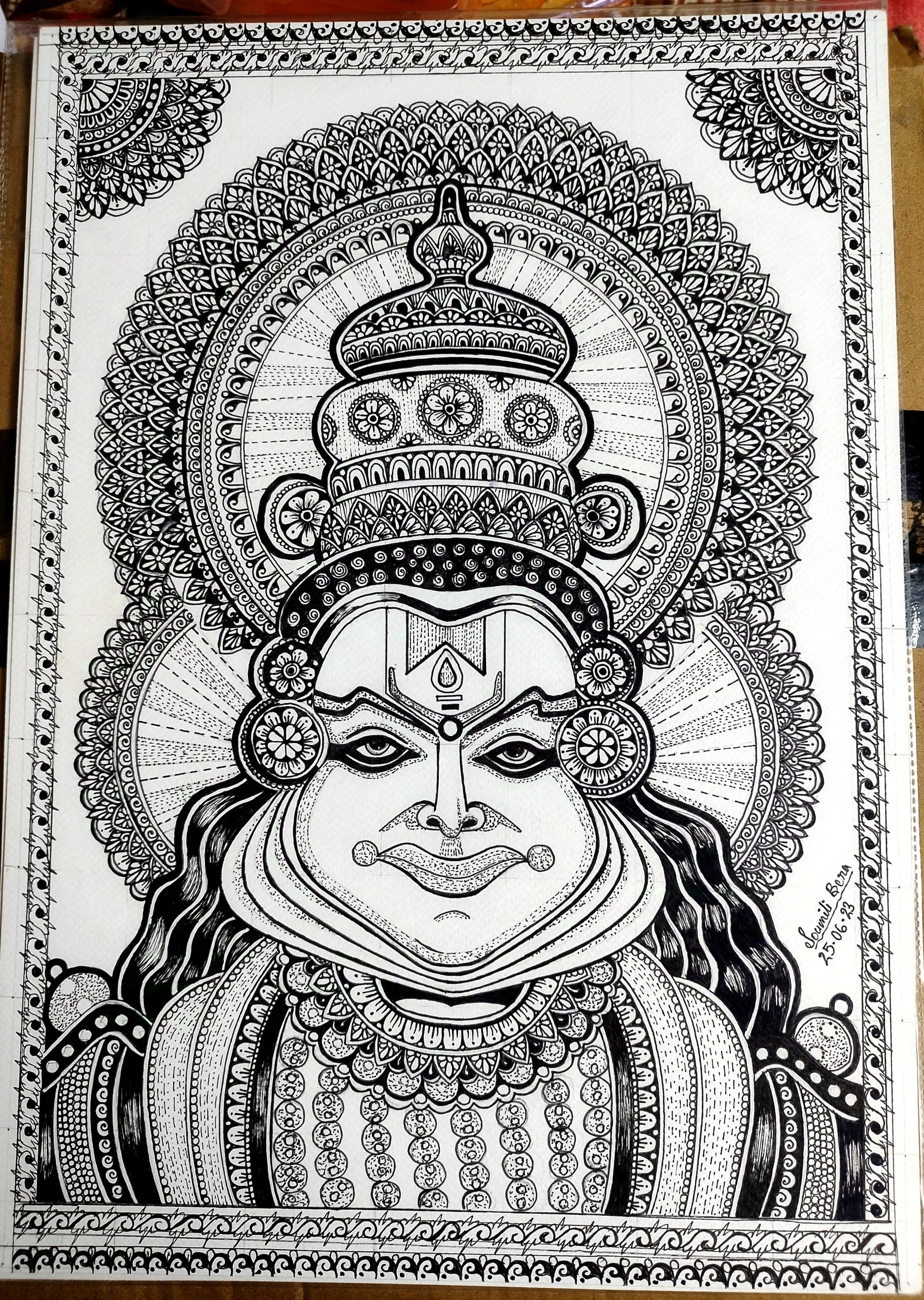 Kathakali Dancer