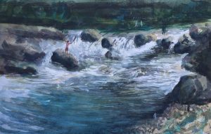 The river